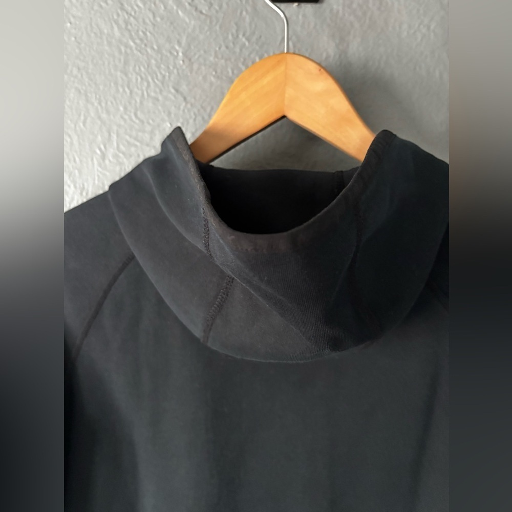Nike Black Asymmetrical Zip Hooded Jacket | Size S - Picture 6 of 14